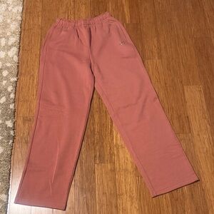 ALO Yoga Soft Terracotta Accolade Straight Leg Sweatpants